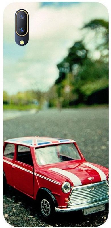 Golden Mask Back Cover for Vivo V11 Pro Red Mini Cooper  (Multicolor, Waterproof, Silicon)