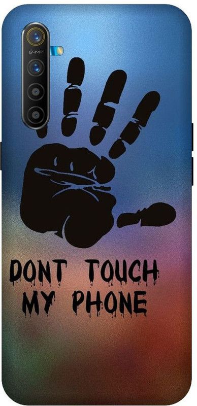 SSMORYA Back Cover for Realme XT Dont Touch my Phone Printed Back cover  (Multicolor, Waterproof, Pack of: 1)