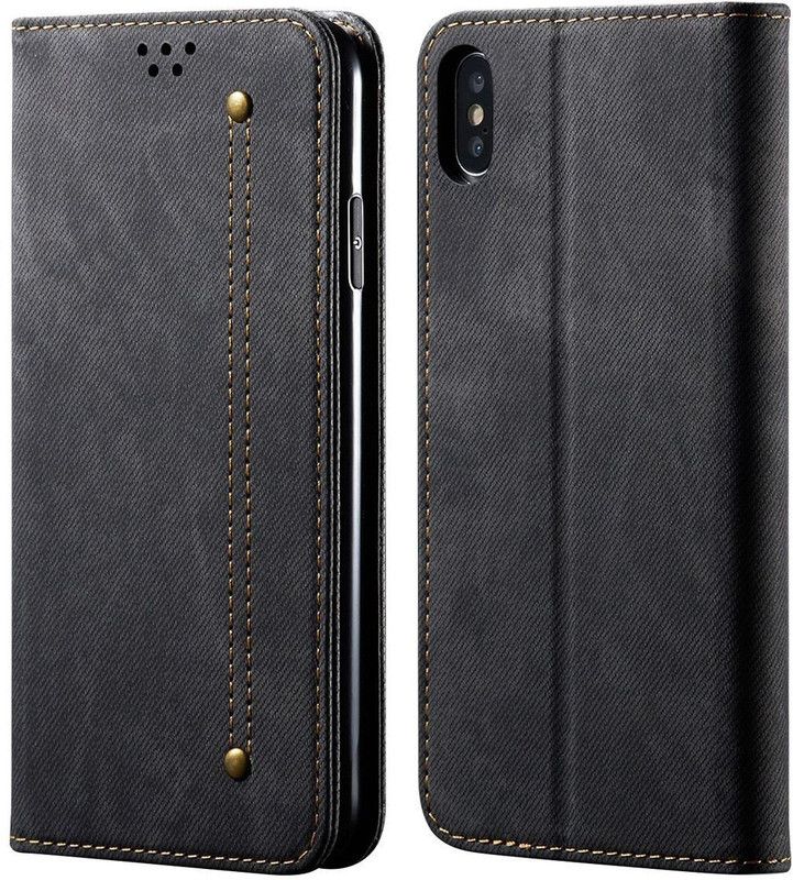 Pirum Wallet Case Cover for Apple iPhone XS MAX (6.5 Inch)  (Black, Magnetic Case, Pack of: 1)