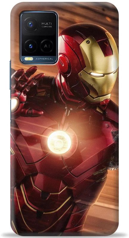 Coverpur Back Cover for Vivo Y33s  (Red, Shock Proof, Pack of: 1)