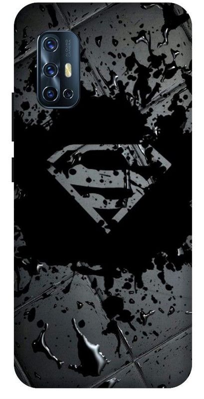SSMORYA Back Cover for Vivo V17  (Black, Grey, Waterproof, Pack of: 1)