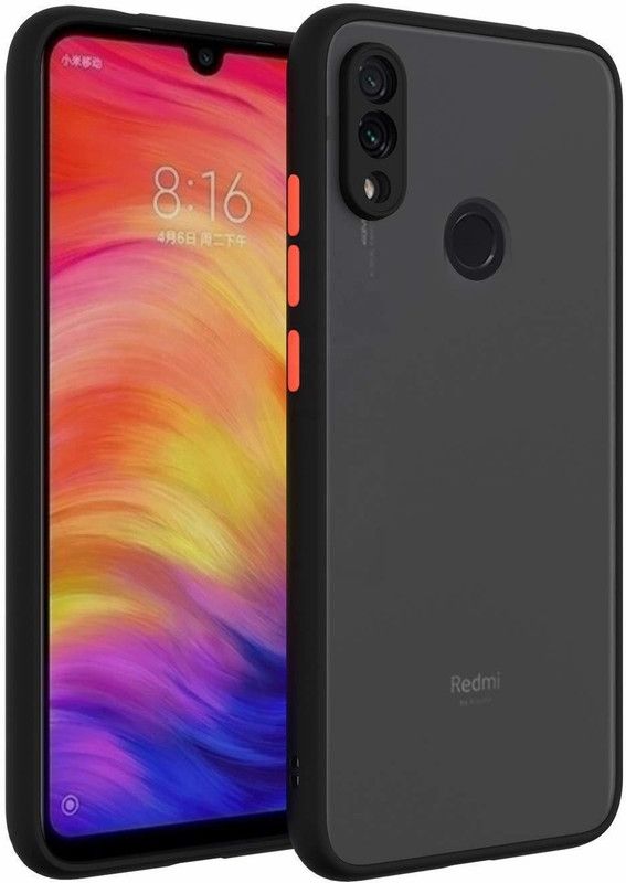 Zelfo Back Cover for Redmi NOTE 7 PRO  (Black, Silicon, Pack of: 1)