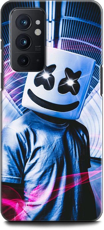 WallCraft Back Cover for OnePlus 9RT 5G MARSHMELLO, DJ, EDM, MUSIC, SMILEY, FUNNY  (Multicolor, Dual Protection, Pack of: 1)