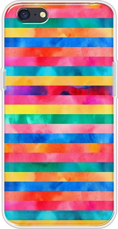 Oye Stuff Back Cover for Oppo A71  (Multicolor, Grip Case, Silicon, Pack of: 1)