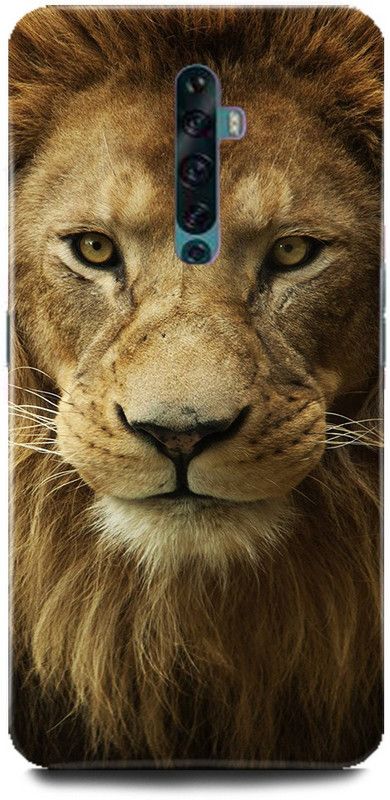 MP ARIES MOBILE COVER Back Cover for OPPO Reno2 F, Lion,The,King,Of,Jungal,Lion,Face,Angry,Lion,  (Multicolor, Hard Case, Pack of: 1)