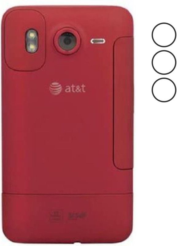 CHAMBU Back Camera Lens Glass Protector for HTC Inspire 4G  (Pack of: 3)