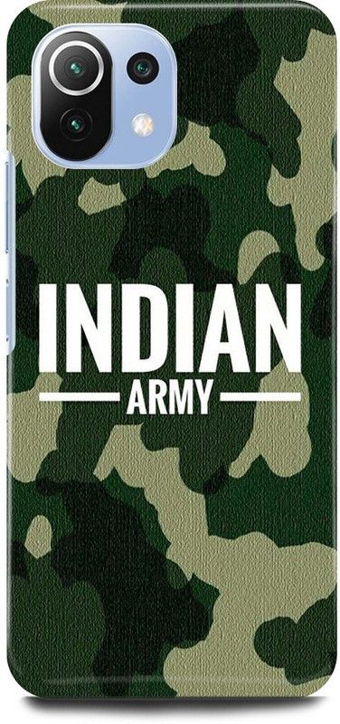 JUGGA Back Cover for Xiaomi 11Lite NE, INDIAN, ARMY, SOLDIER, MILITRY, FOJI  (Khaki, Hard Case, Pack of: 1)