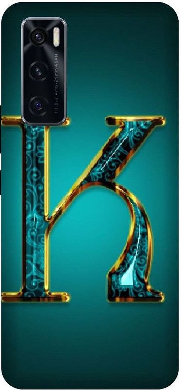 UMPRINT Back Cover for Vivo V20 SE/Vivo V2022 K K atter Alphabet Printed Back Cover  (Multicolor, Hard Case, Pack of: 1)