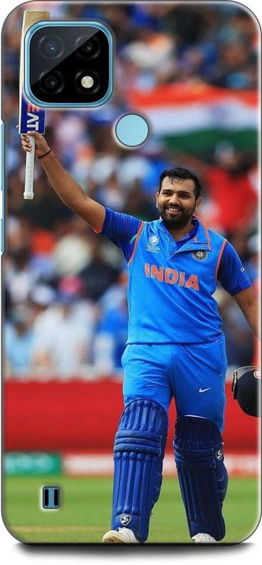 KEYCENT Back Cover for Realme C25Y, RMX3265 ROHIT SHARMA, INDIA, PLAYER, CRICKETER, BATSMAN, SPORTS  (Multicolor, Shock Proof, Pack of: 1)