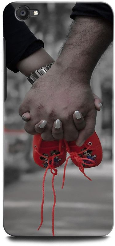 ORBIQE Back Cover for ViVO Y55L LOVE, HAND TOGETHER, SWEET COUPLE, LIFILINE COUPLE  (Multicolor, Hard Case, Pack of: 1)