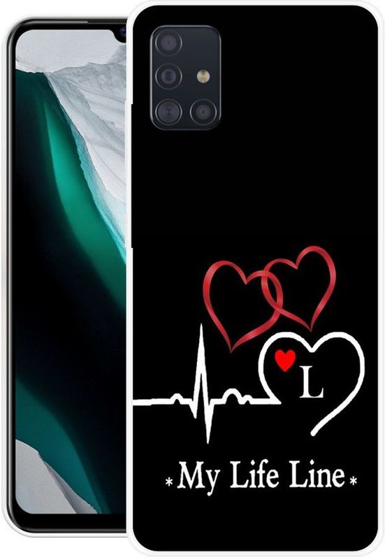 SIMAWAT Back Cover for Samsung Galaxy A51  (Black, Grip Case, Silicon, Pack of: 1)