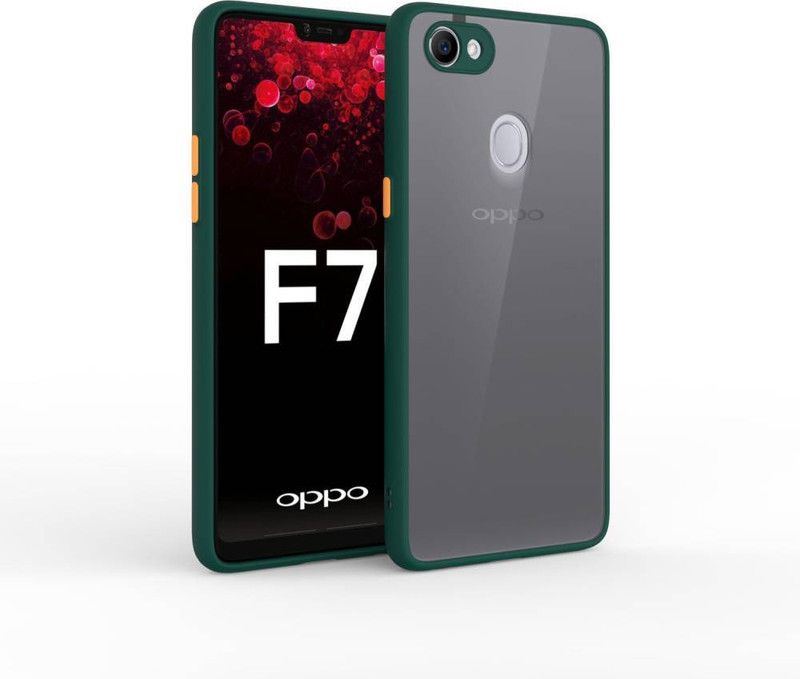 AOnes Back Cover for Oppo F7 Youth  (Green, Cases with Holder, Pack of: 1)