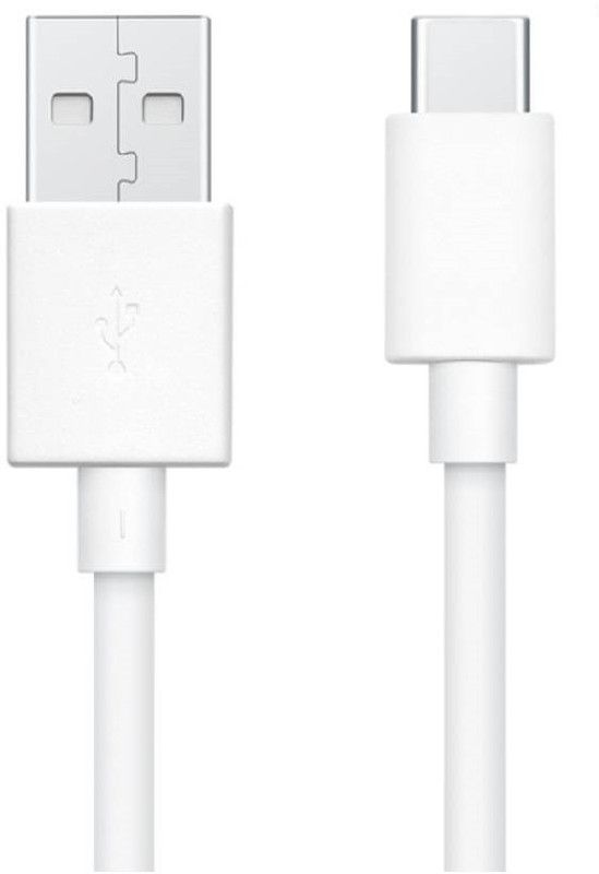 Majron USB Type C Cable 3.1 A 1 m TYPE C FAST DATA CABLE57  (Compatible with ALL TYPE-C DEVICES, White, One Cable)