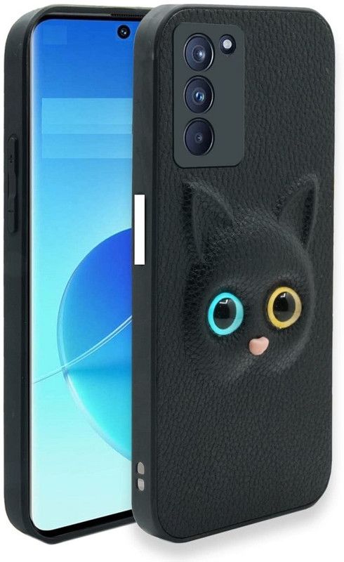 Fastship Front & Back Case for Cat Eye OPPO PEMM00 / OPPO A55 - 5G  (Black, Waterproof)