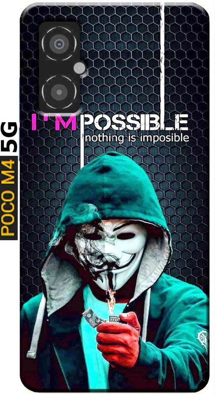YornoSis Back Cover for Poco M4 5G 2612  (Multicolor, Anti-radiation, Silicon, Pack of: 1)