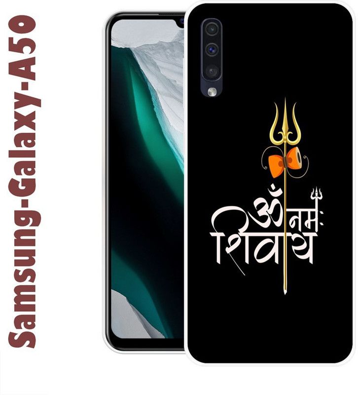 CellWorld Back Cover for Samsung Galaxy A50  (Black, Grip Case, Silicon)