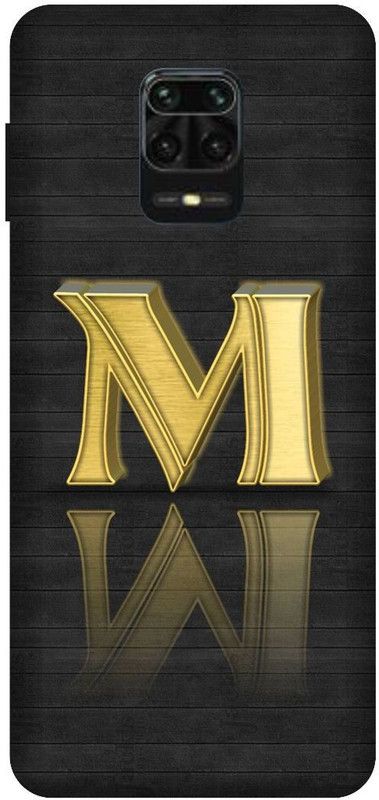 Thecoverking Back Cover for Redmi Note9Pro (M letter,M alphabet,M word, M name, cases cover  (Multicolor, Waterproof, Pack of: 1)