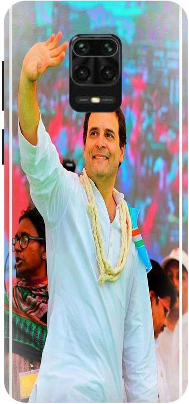 THE NARAYANA COLLECTIONS Back Cover for REDMI NOTE 9 PRO MAX-RAHUL,GHANDHI,CONGRES,PAPPU  (Multicolor, Hard Case, Pack of: 1)
