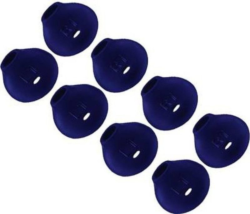 THE DARK NIGHT Somapa 8pcs level u ear buds,soft silicone earbuds ,ear... In The Ear Headphone Cushion  (Pack of 1, Blue)