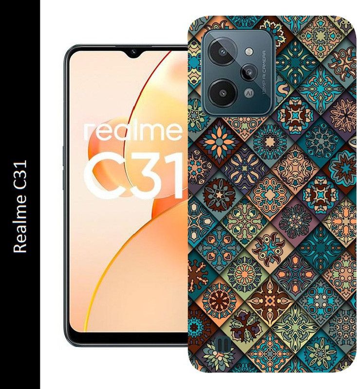 Anami Back Cover for Realme C31  (Multicolor, Silicon, Pack of: 1)
