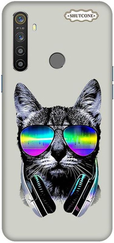 Omkar Enterprises Back Cover for Realme 5s  (Grey)