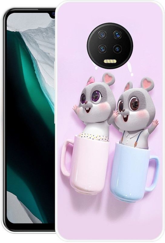 vaidik Back Cover for Infinix Note 7  (Multicolor, Dual Protection, Silicon)