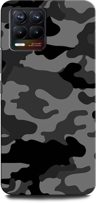 ORBIQE Back Cover for Realme 8 Pro INDIAN ARMY, TXTURE, ARMY UNIFORM, MILITARY, COMO, COMOFLAGE  (Multicolor, Hard Case, Pack of: 1)
