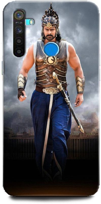 GRAFIQE Back Cover for Realme 5s/ Prabhas, Baahubali, Hero, South hero, Telugu Star  (Multicolor, Shock Proof, Pack of: 1)