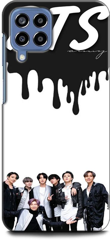 WallCraft Back Cover for SAMSUNG Galaxy M53 5G HEARTBEAT, BTS, BANGTAN, BEAT, HEART, KPOP, WORLD  (Multicolor, Dual Protection, Pack of: 1)
