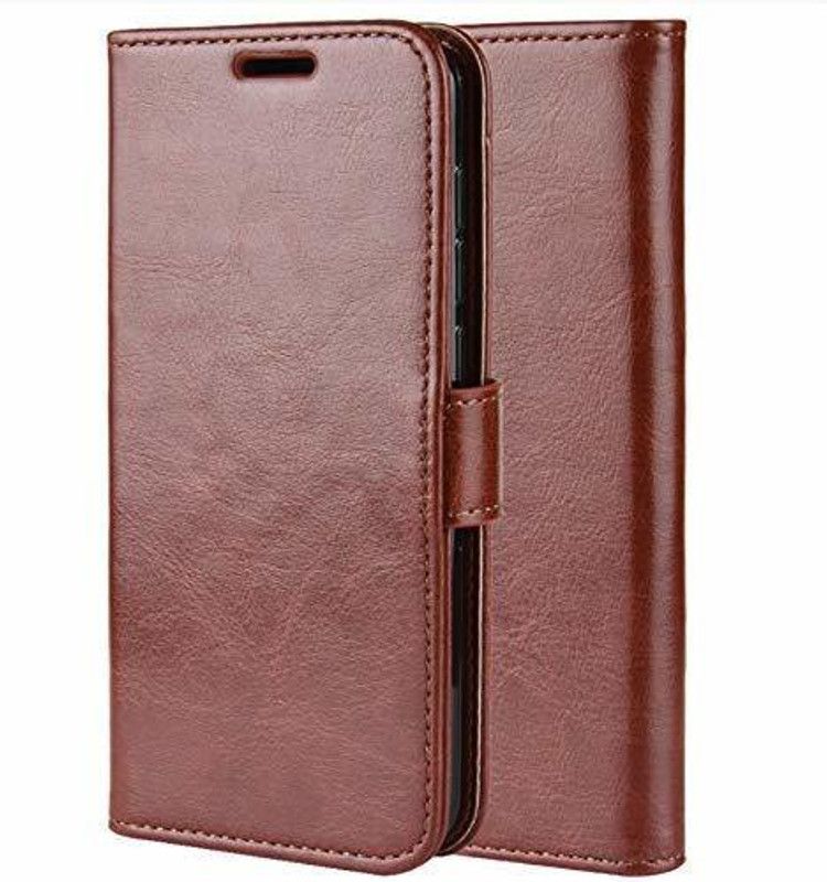 MobileMantra Flip Cover for Samsung Galaxy J7  (Brown, Dual Protection, Pack of: 1)
