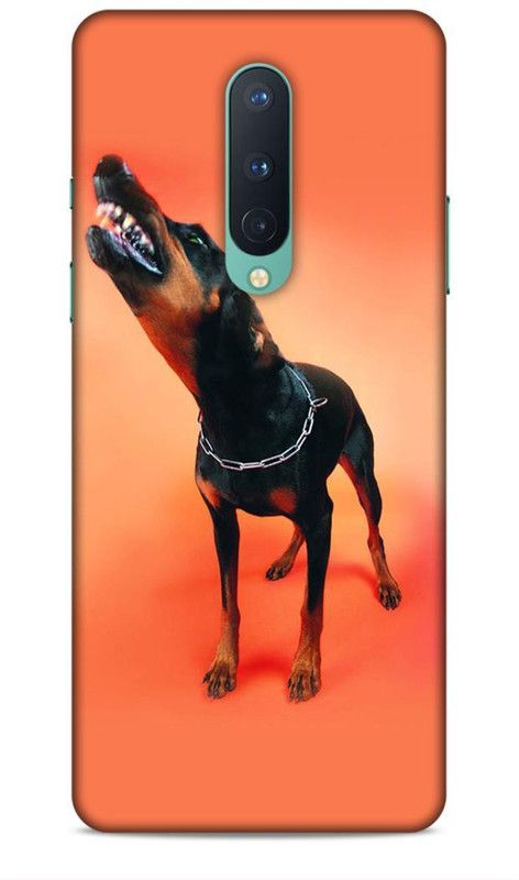Keviv Back Cover for OnePlus 8  (Red, 3D Case, Pack of: 1)