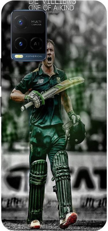Bluvver Back Cover for Vivo Y21,V2111, Printed AB de Villiers Back Cover  (Multicolor, Hard Case, Pack of: 1)