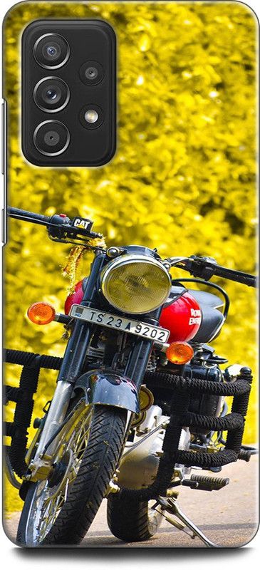 Afterglow Back Cover for SAMSUNG Galaxy A52 ROYAL ENFIELD, BIKE, MOTORCYCLE, MOTORBIKE  (Multicolor, Shock Proof, Pack of: 1)