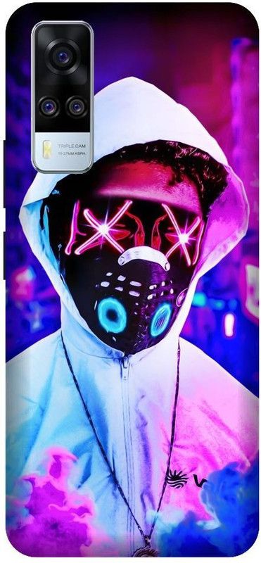 URCHIN Back Cover for Vivo Y31 Neon, Neon Devil, Neon boy, Neon cool  (Multicolor, Shock Proof, Pack of: 1)