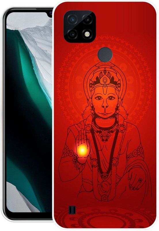 SUPER CASE Back Cover for Realme C25Y  (Red, Grip Case, Silicon, Pack of: 1)