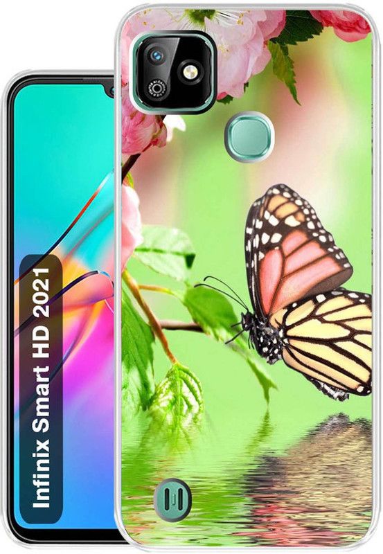 Case Club Back Cover for Infinix Smart HD 2021  (Green, Grip Case, Silicon, Pack of: 1)