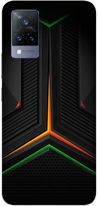 NDCOM Back Cover for VIVO V21 5G Robotic texture Printed  (Multicolor, Hard Case, Pack of: 1)