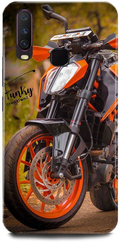 play fast Back Cover for Vivo Y15/1901 KTM DUKE PRINTED  (Multicolor, Hard Case, Pack of: 1)