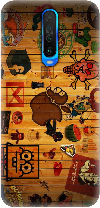 Smutty Back Cover for Poco X2, MZB9011IN, MZB9012IN - Graffiti Print  (Multicolor, Hard Case, Pack of: 1)
