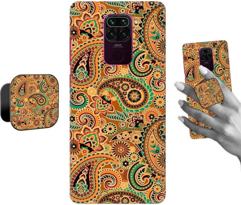COBIERTAS Back Cover for Mi Redmi Note 9  (Multicolor, Cases with Holder, Pack of: 2)