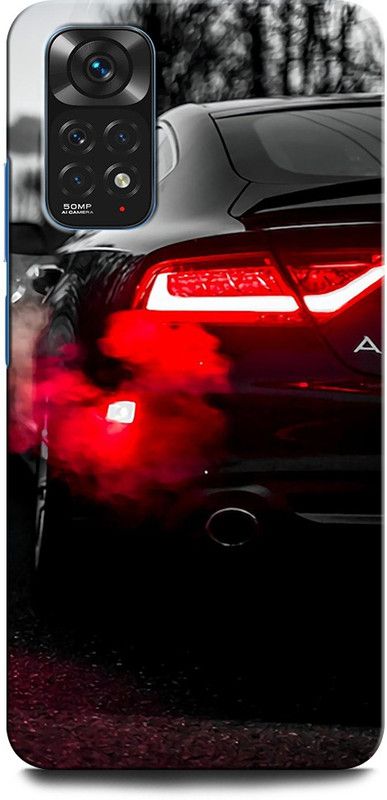 GRAFIQE Back Cover for Redmi Note 11s AUDI CAR, AUDI CAR LOGO, BLACK, AUDI LOVE  (Multicolor, Shock Proof, Pack of: 1)