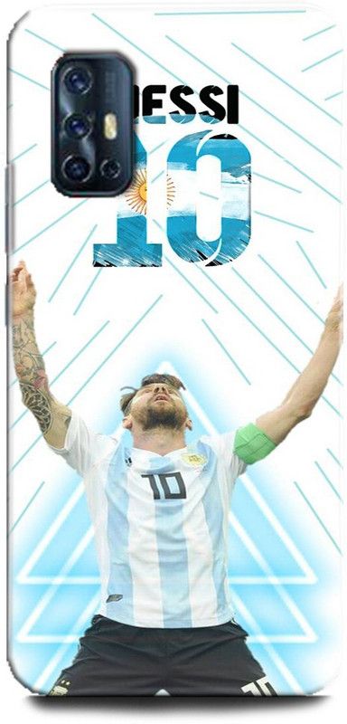 Afterglow Back Cover for Vivo V17 messi jersey, barcelona, football, messi, jersey, football  (Multicolor, Dual Protection, Pack of: 1)