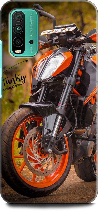 Wall Art Back Cover for Redmi 9 Power KTM, KTM BIKE, SUPERBIKE, BIKE LOVER, DUKE, KTM RC200  (Multicolor, Dual Protection, Pack of: 1)