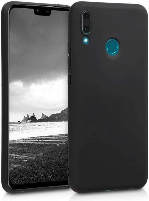 CaseOcean Back Cover for Huawei Y9 (2019)  (Black, Camera Bump Protector, Pack of: 1)