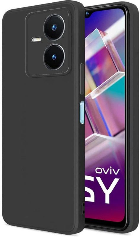 NSTAR Back Cover for vivo Y22  (Black, Shock Proof, Pack of: 1)
