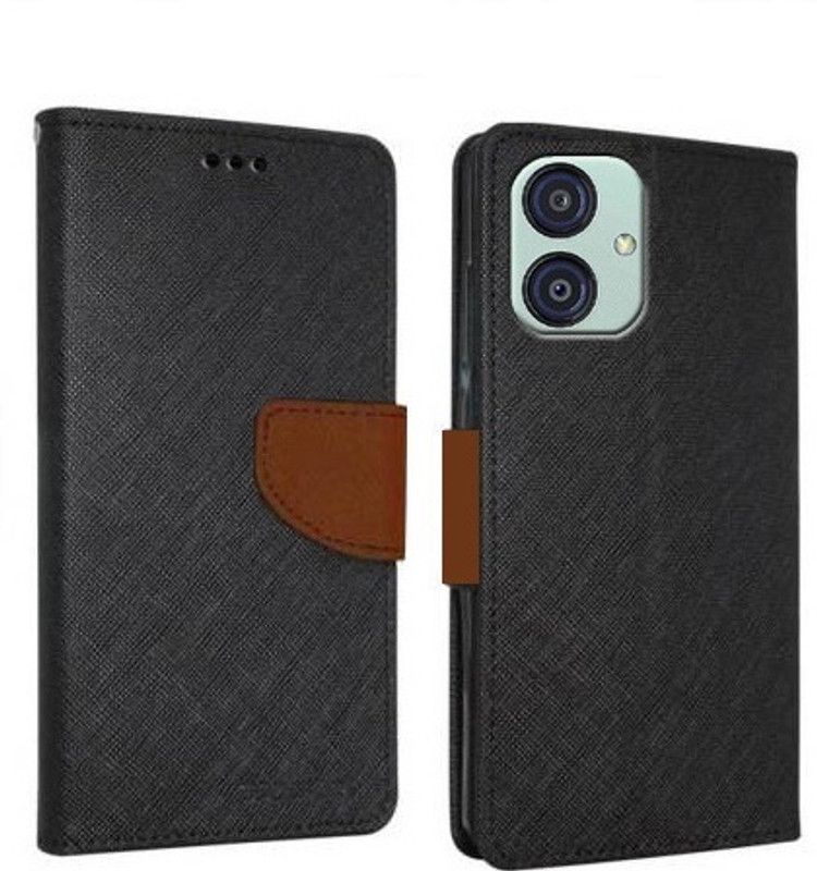 Krumholz Flip Cover for Samsung Galaxy M04, Samsung Galaxy A04e, Samsung Galaxy F04  (Brown, Dual Protection, Pack of: 1)