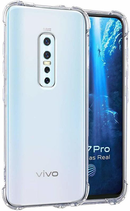S-Softline Back Cover for Vivo V17 Pro  (Transparent)