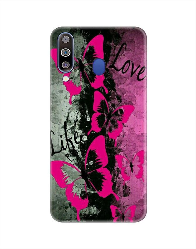Smutty Back Cover for Samsung Galaxy M30, SM-M305FN - Love Butterfly Print  (Multicolor, Hard Case, Pack of: 1)