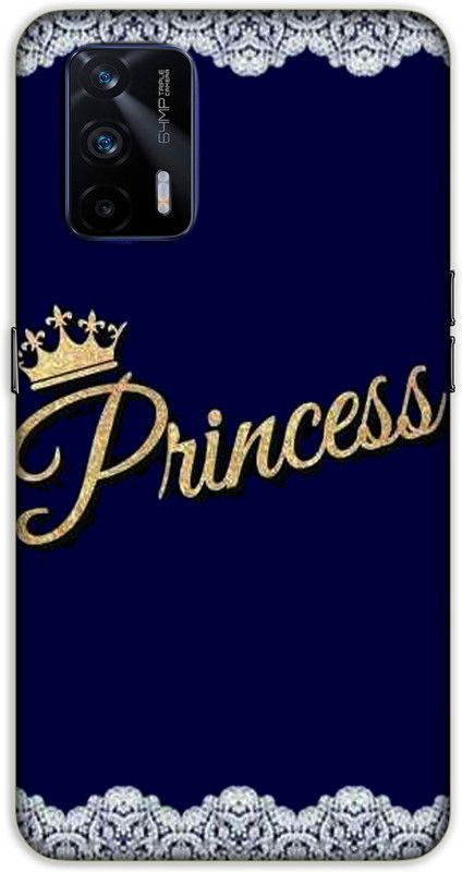 iprinto Back Cover for Realme GT 5G, Realme X7 Max 5G Princess Girls Back Cover  (Purple, Hard Case)