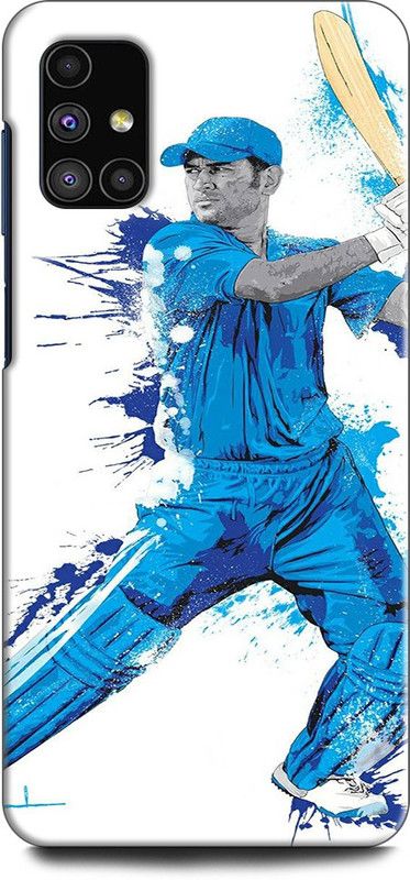 Afterglow Back Cover for SAMSUNG Galaxy M51 DHONI, MS DHONI, MHAI, MSD, SPORTS, CRICKET, MSD 7  (Multicolor, Shock Proof, Pack of: 1)